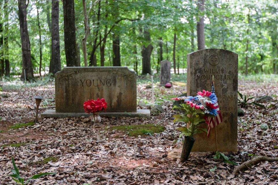 flowers at gravestone Brooklyn